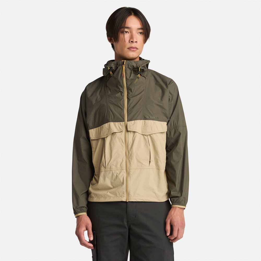 ウィンドプルーフ アンチUV DWR フード ジャケット メンズ