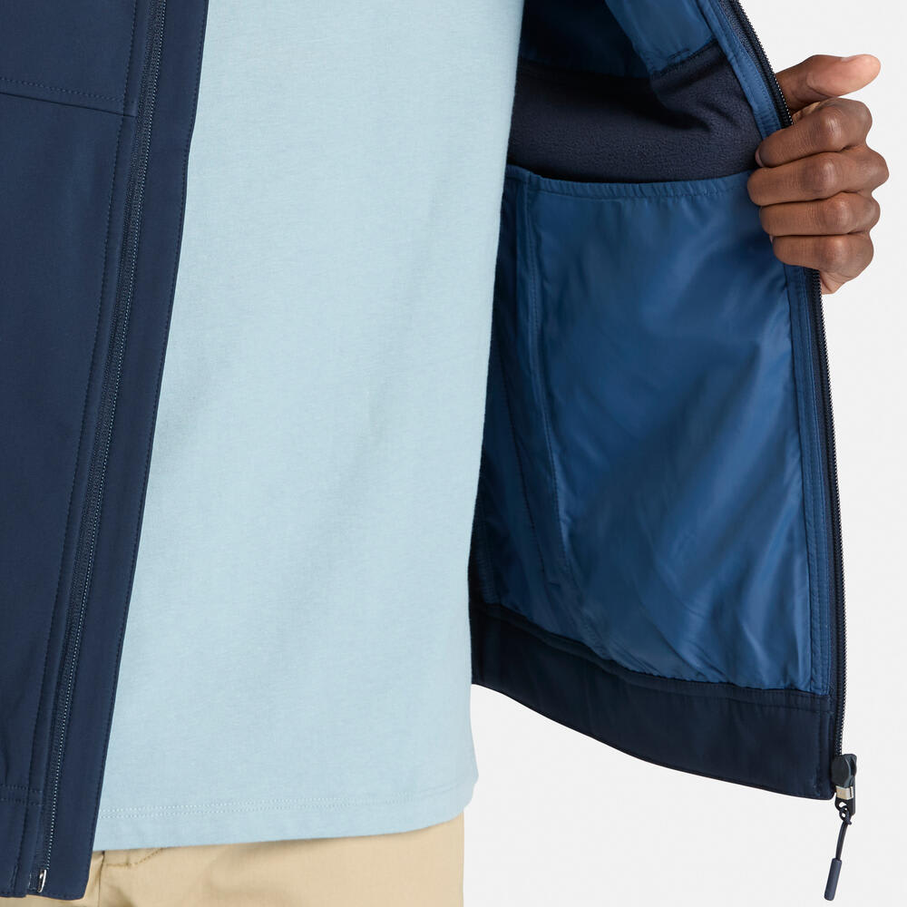 ウィンドプルーフ フルジップ ソフトシェル ジャケット メンズ image number 2