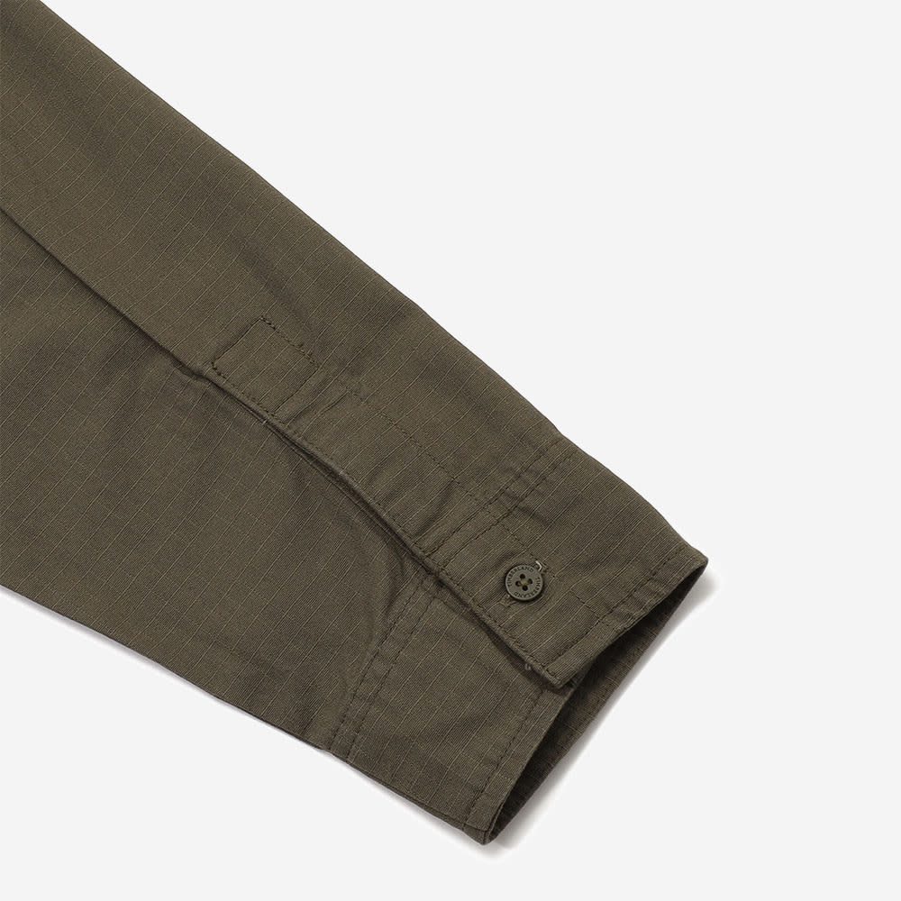 長袖 リップストップ ユーティリティ オーバーシャツ メンズ