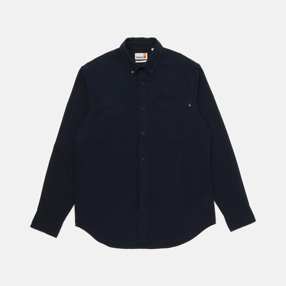 長袖 ヤーンダイ オックスフォード シャツ メンズ image number 0