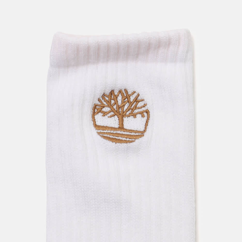 3パック イエローブーツ ロゴ ハーフ クッション クルー ソックス ユニセックス image number 4