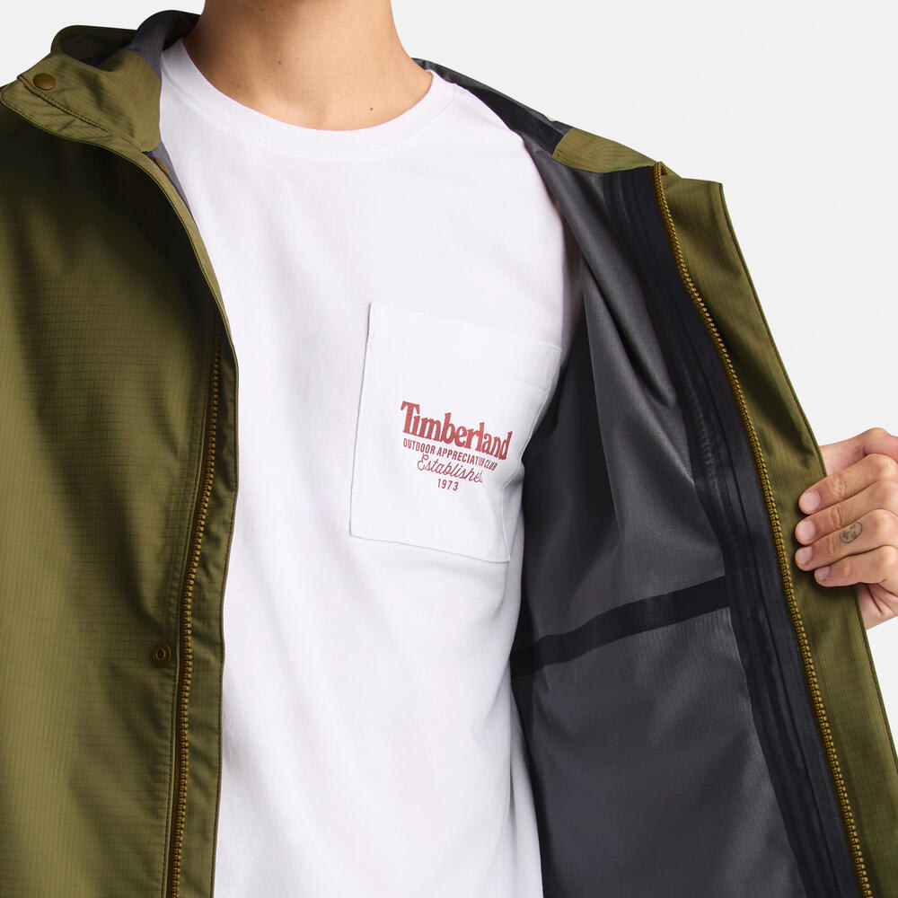 ウォータープルーフ 3レイヤー シェル ジャケット メンズ image number 2