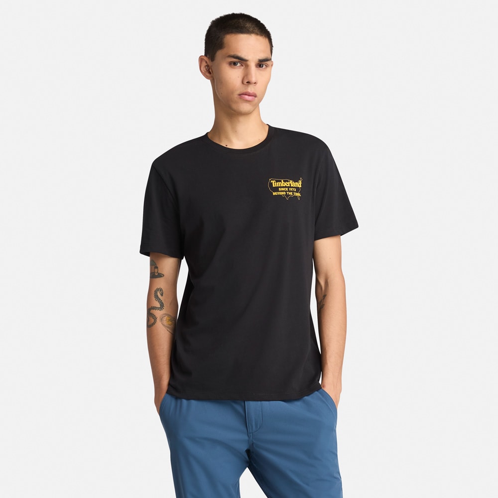 半袖 バック グラフィック Tシャツ メンズ image number 0