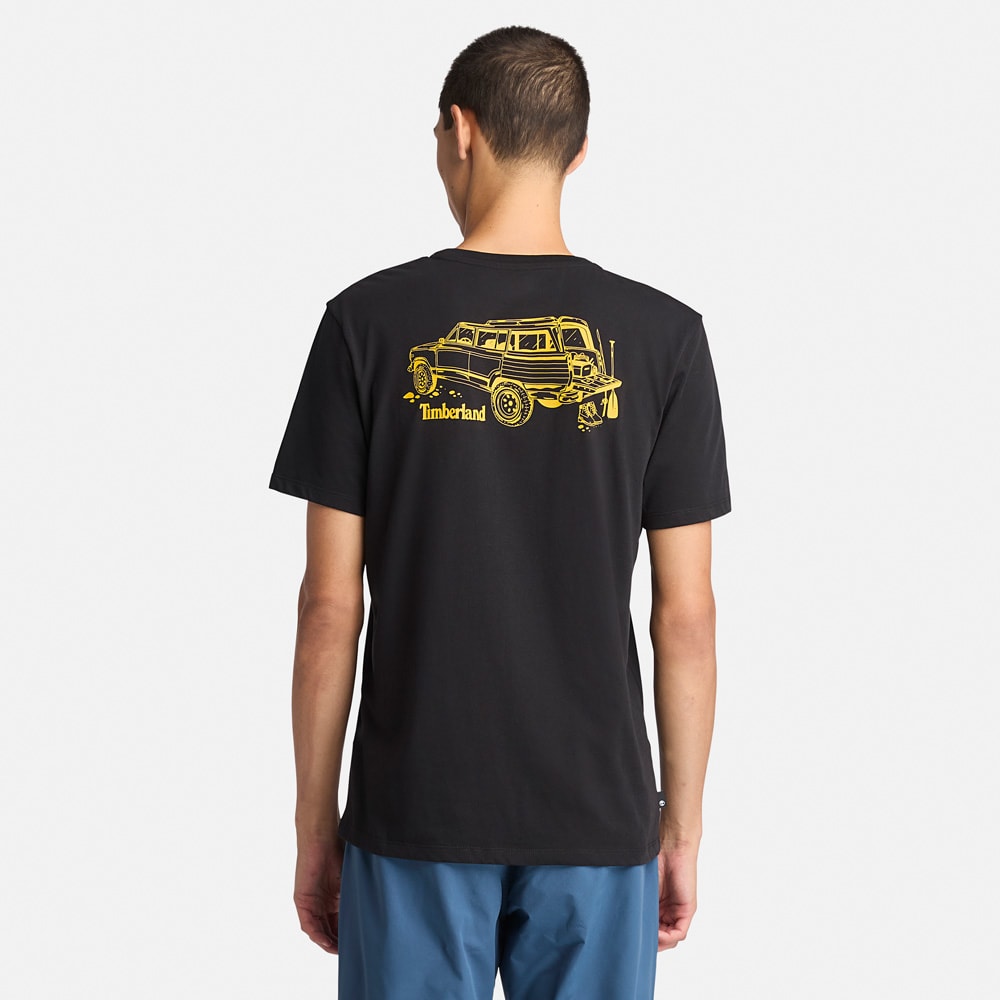 半袖 バック グラフィック Tシャツ メンズ image number 2