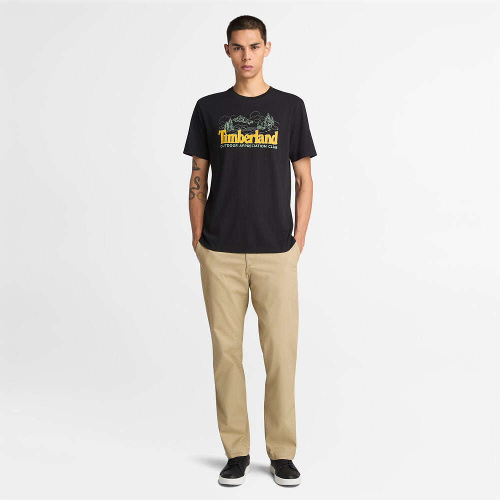 半袖 フロント グラフィック Tシャツ メンズ image number 1