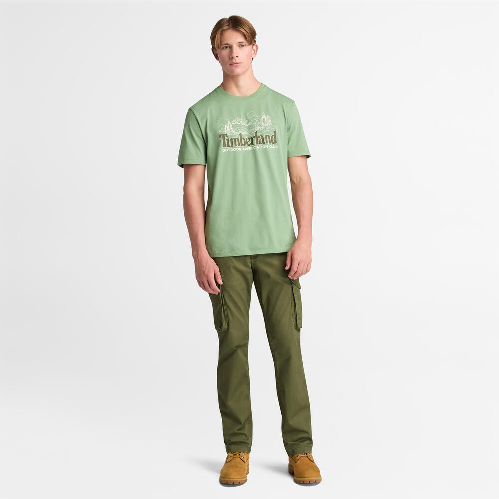 半袖 フロント グラフィック Tシャツ メンズ image number 1