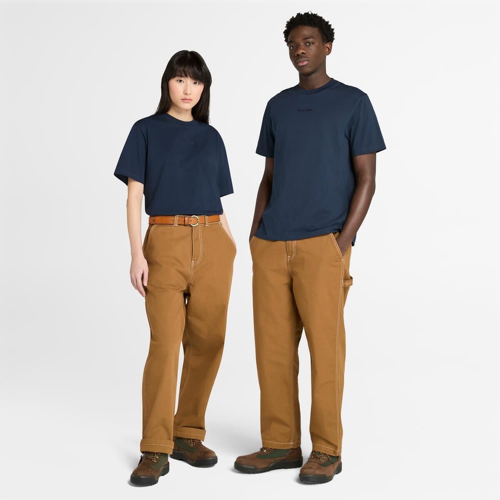 半袖 エンブロイダリー ロゴ Tシャツ ユニセックス image number 1