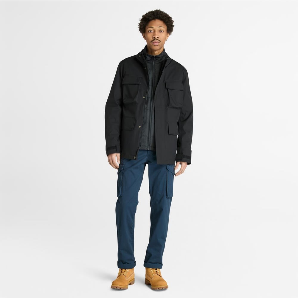 ウォーター レジスタント 3-in-1 フィールド ジャケット メンズ
