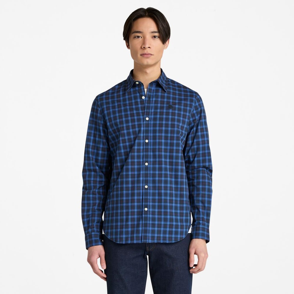ポプリン チェック シャツ メンズ image number 0