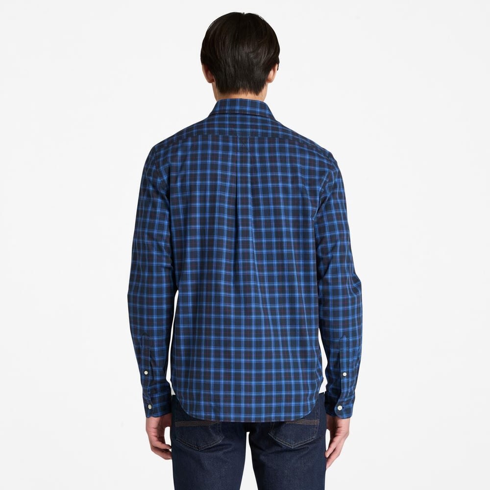 ポプリン チェック シャツ メンズ image number 2