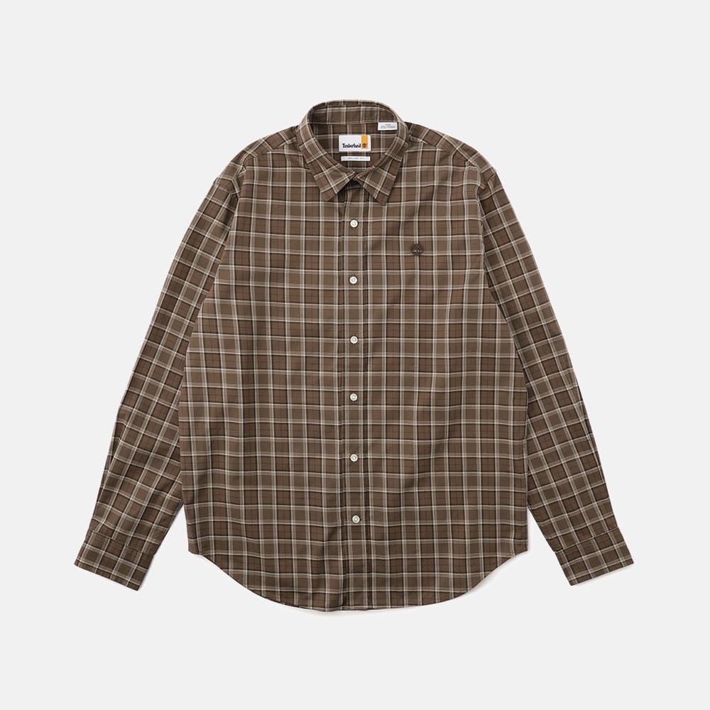 ポプリン チェック シャツ メンズ image number 0