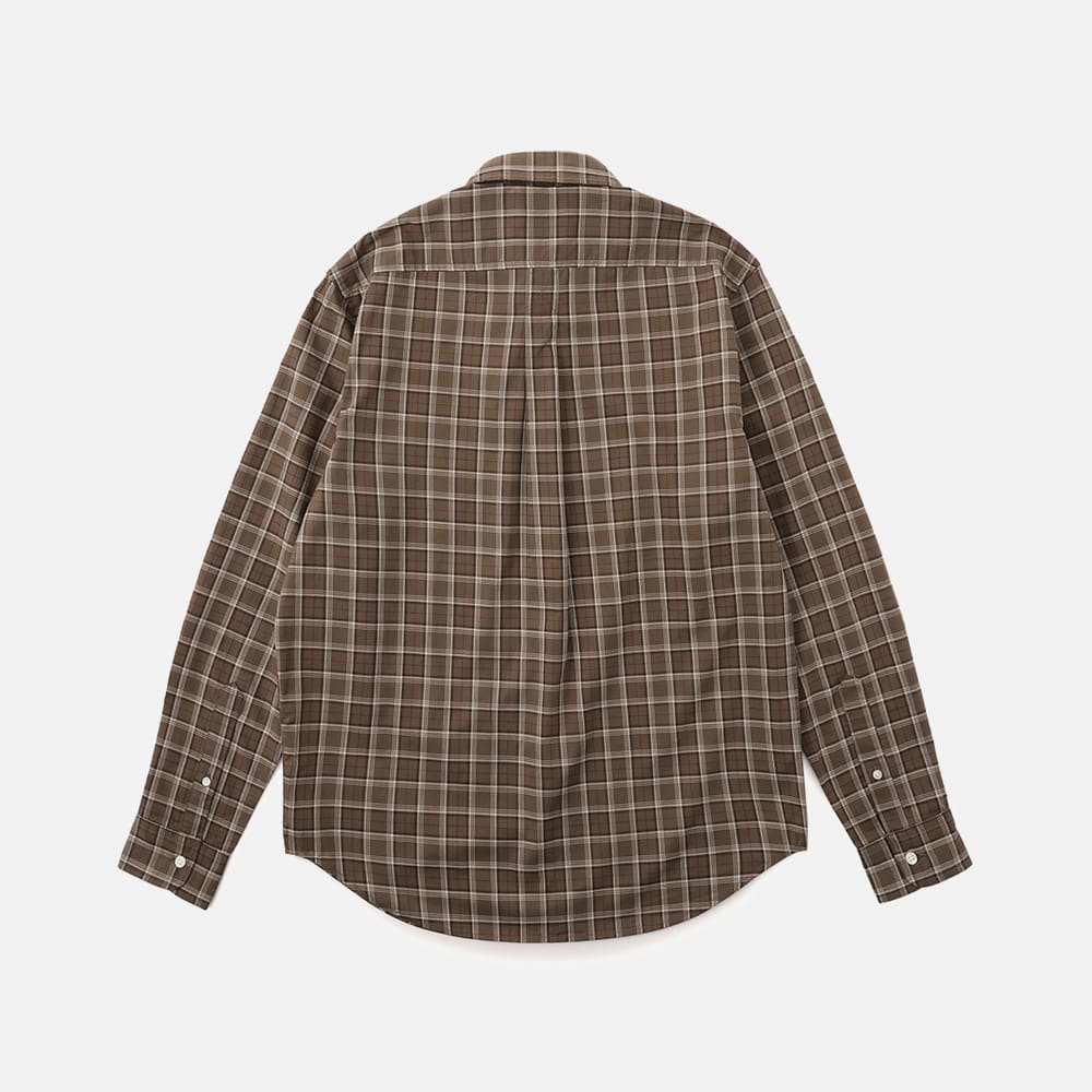 ポプリン チェック シャツ メンズ image number 1