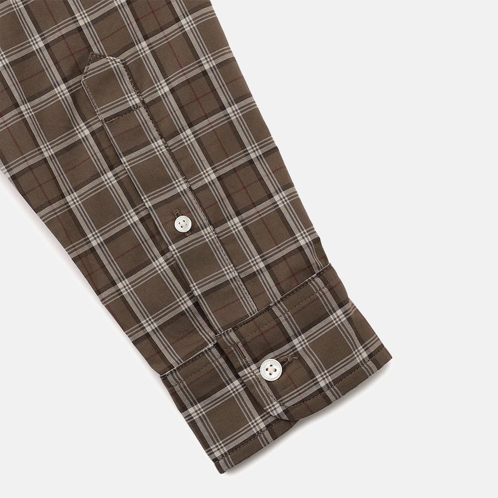 ポプリン チェック シャツ メンズ image number 4