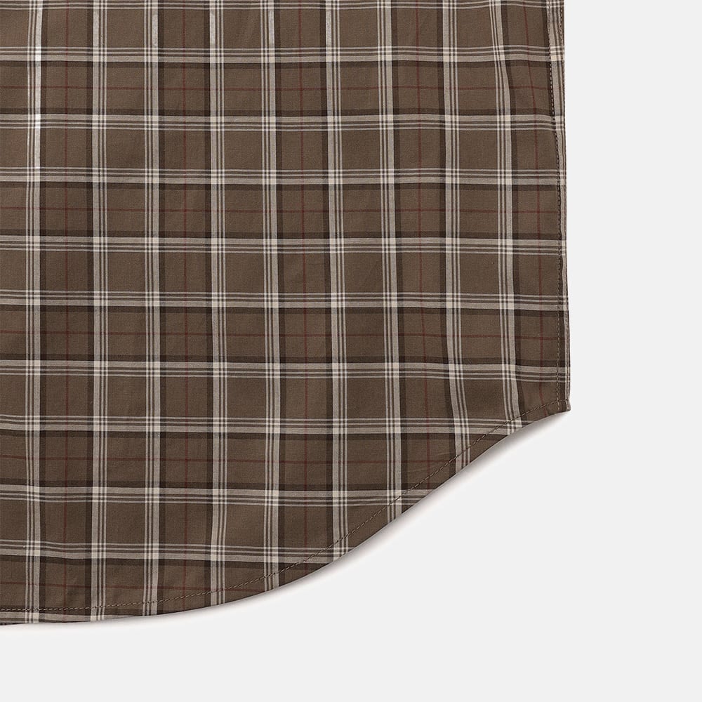 ポプリン チェック シャツ メンズ image number 5