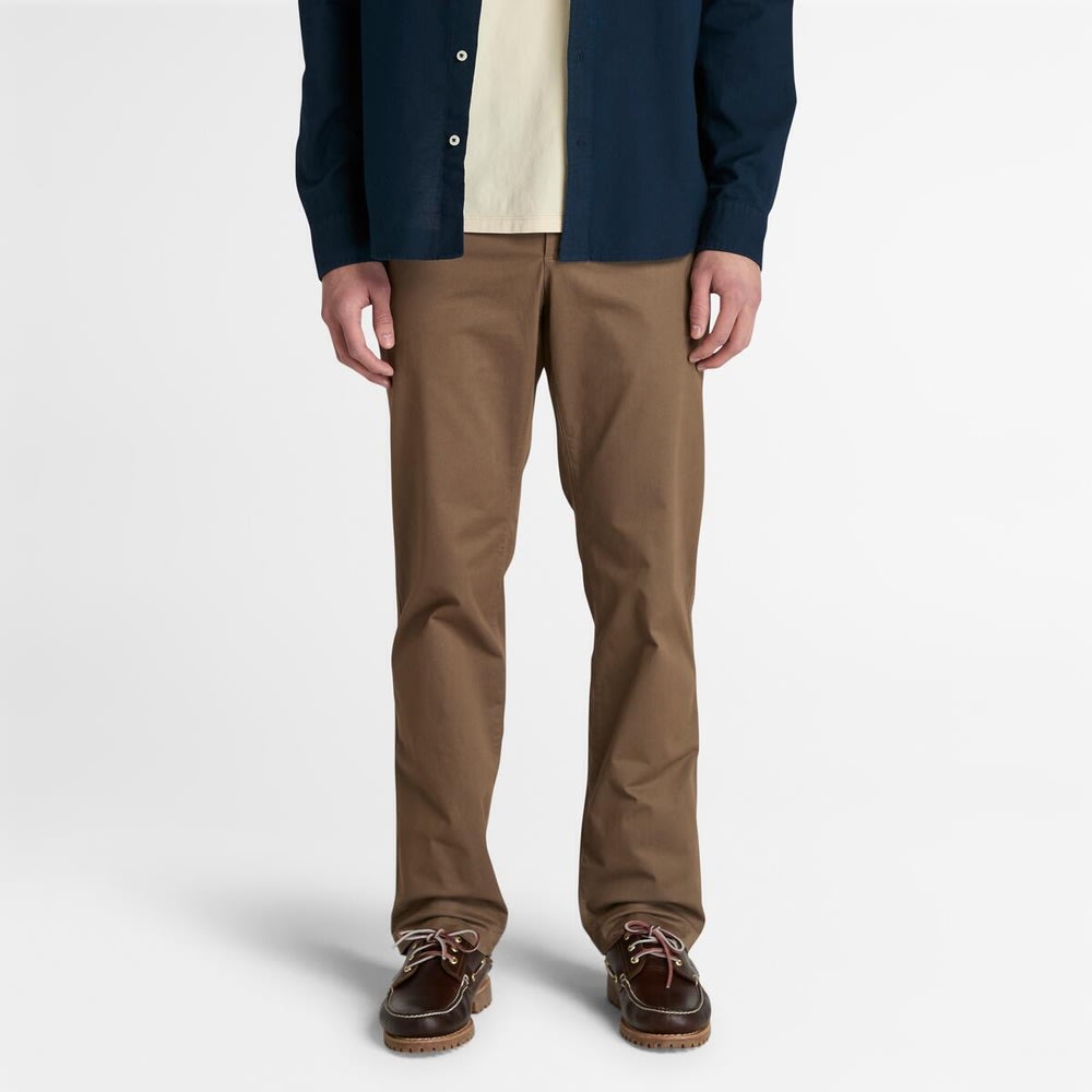 トップフィールド ツイル ストレート チノ パンツ メンズ image number 0