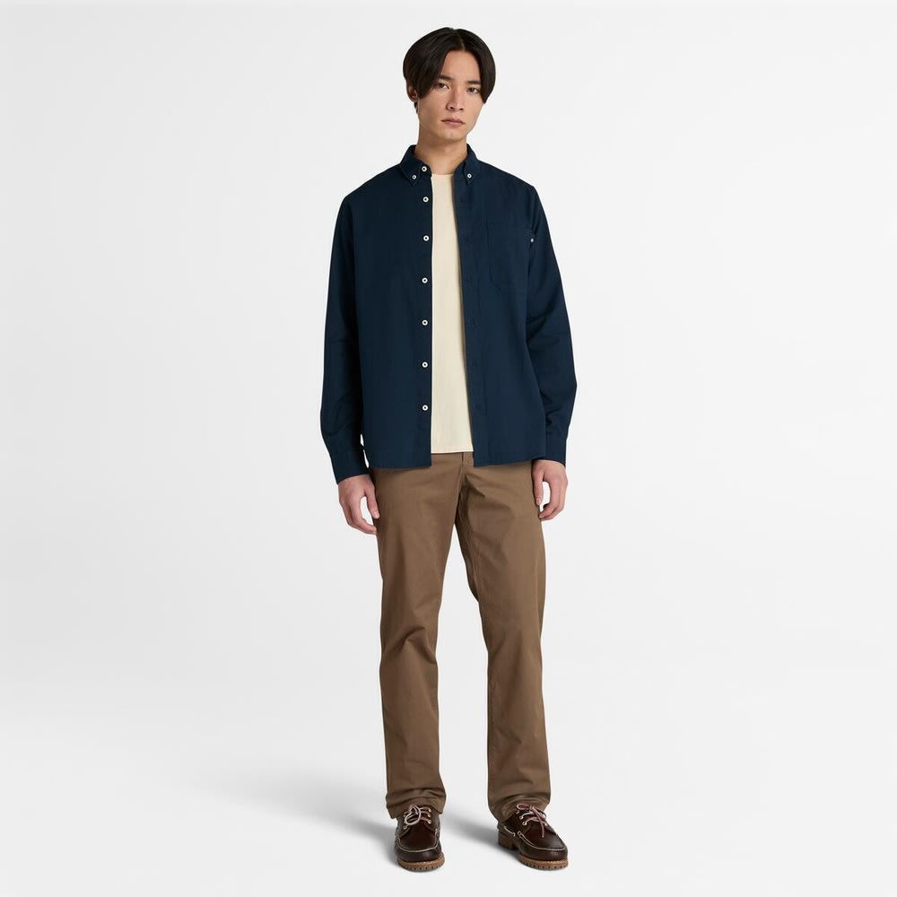 トップフィールド ツイル ストレート チノ パンツ メンズ image number 1