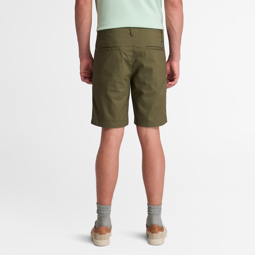 ポプリン ストレッチ チノ ショーツ メンズ image number 2