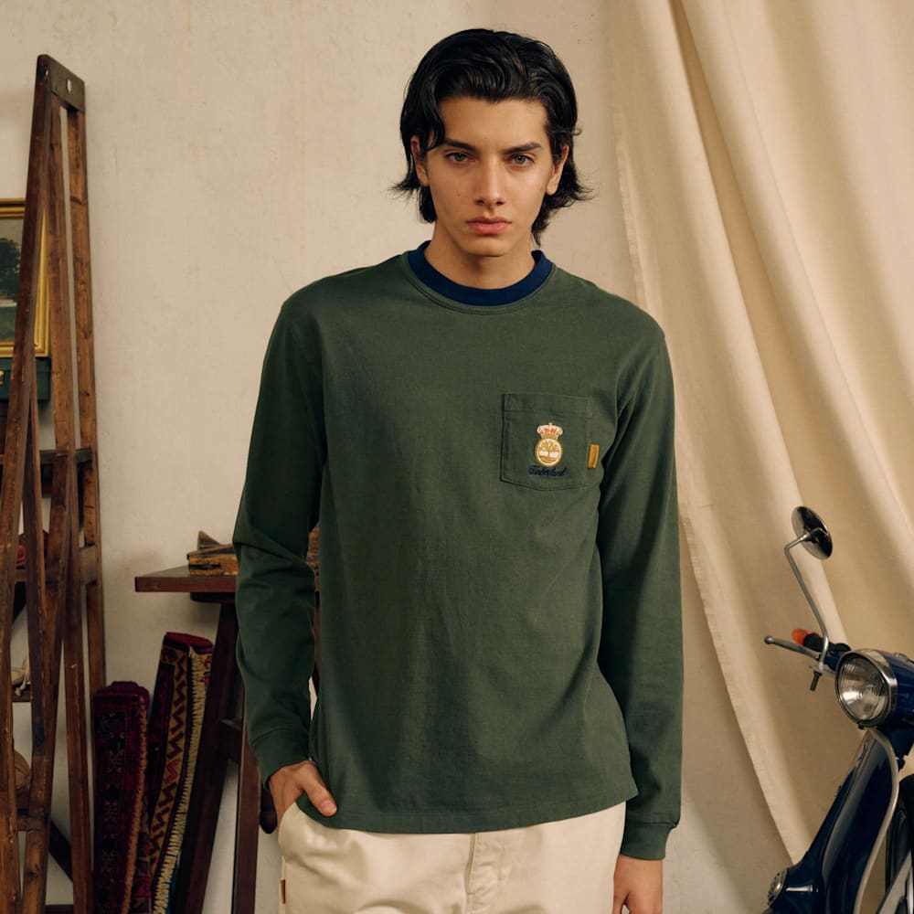 81 3】長袖 ポケット Tシャツ ユニセックス ｜【Timberland公式