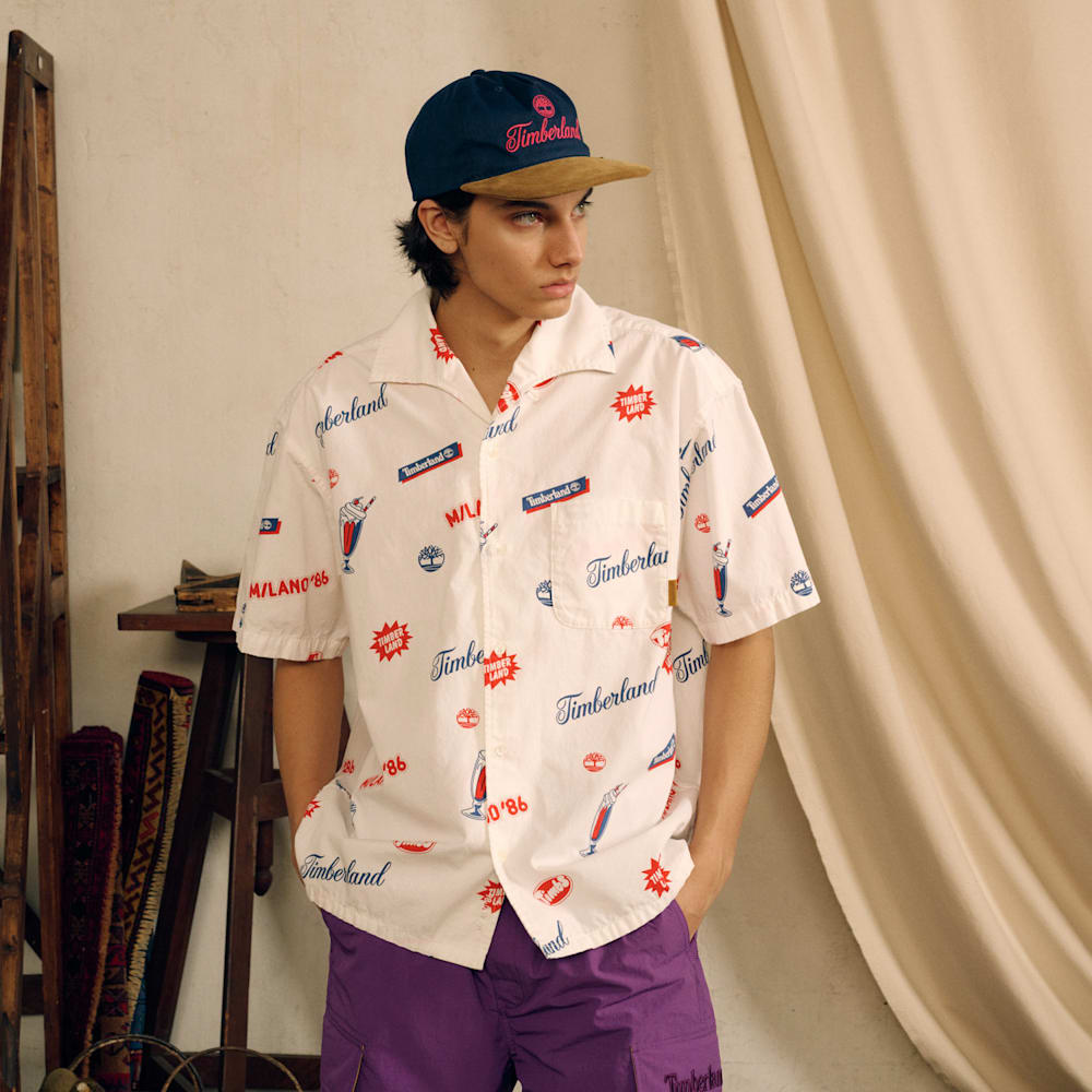 【+81 3】半袖 オープンカラー シャツ ユニセックス image number 0