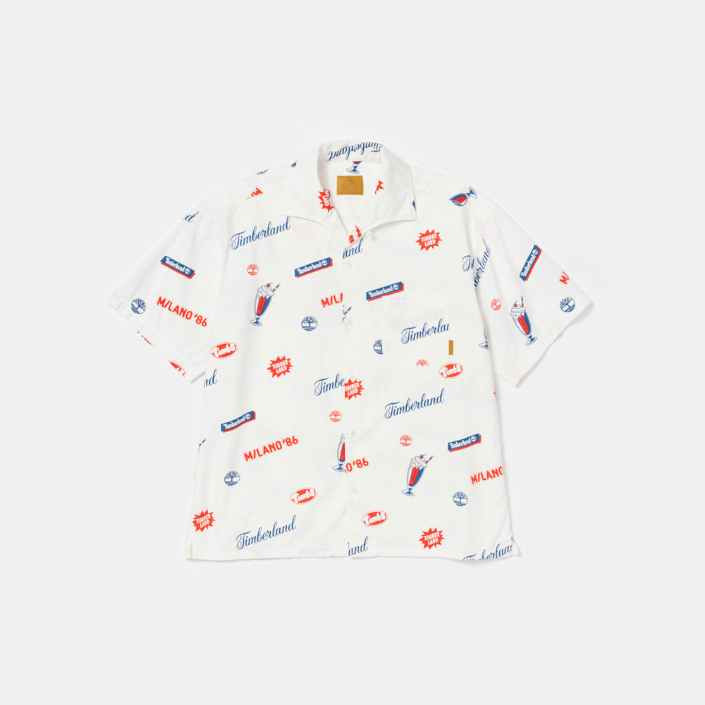 【+81 3】半袖 オープンカラー シャツ ユニセックス image number 3