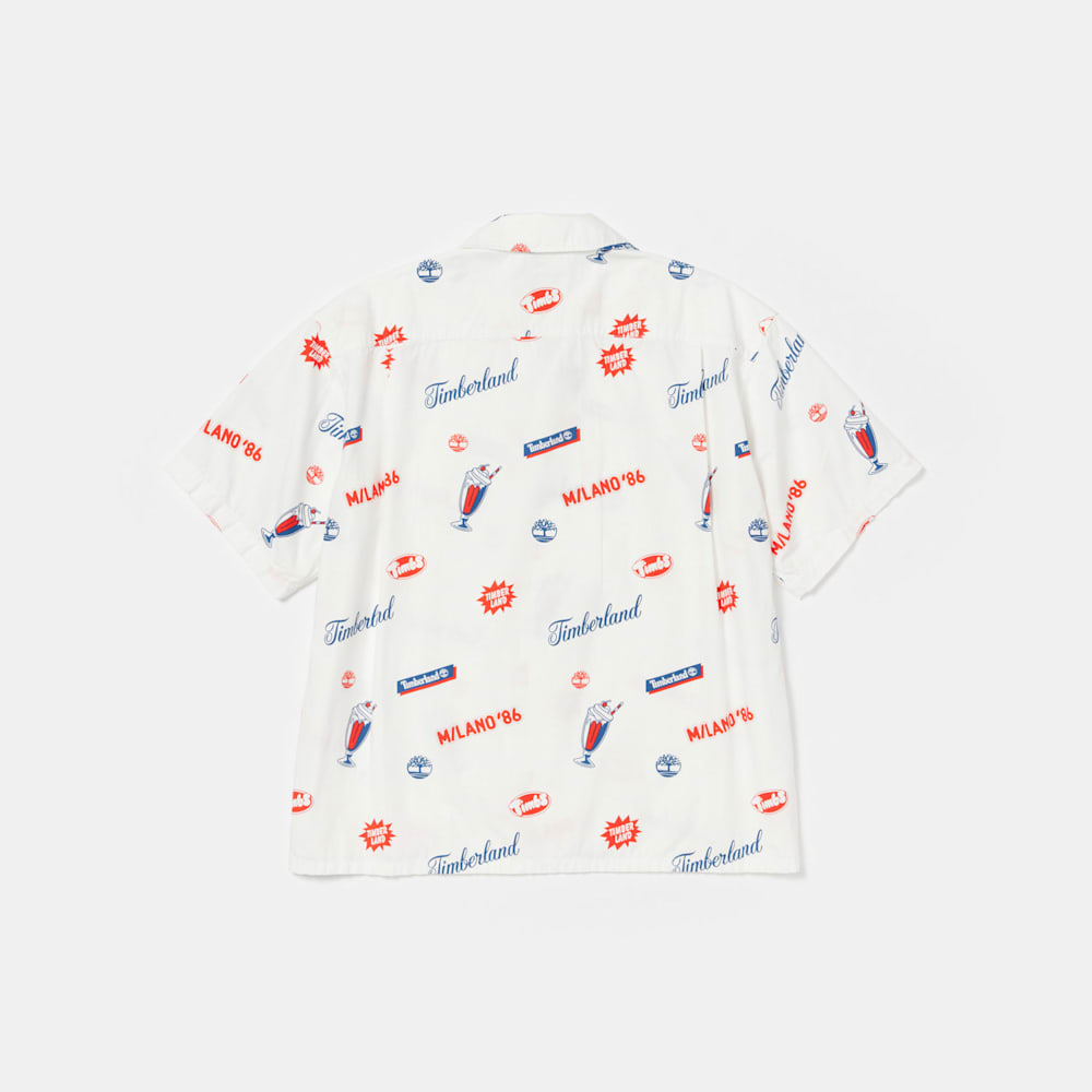 【+81 3】半袖 オープンカラー シャツ ユニセックス image number 6