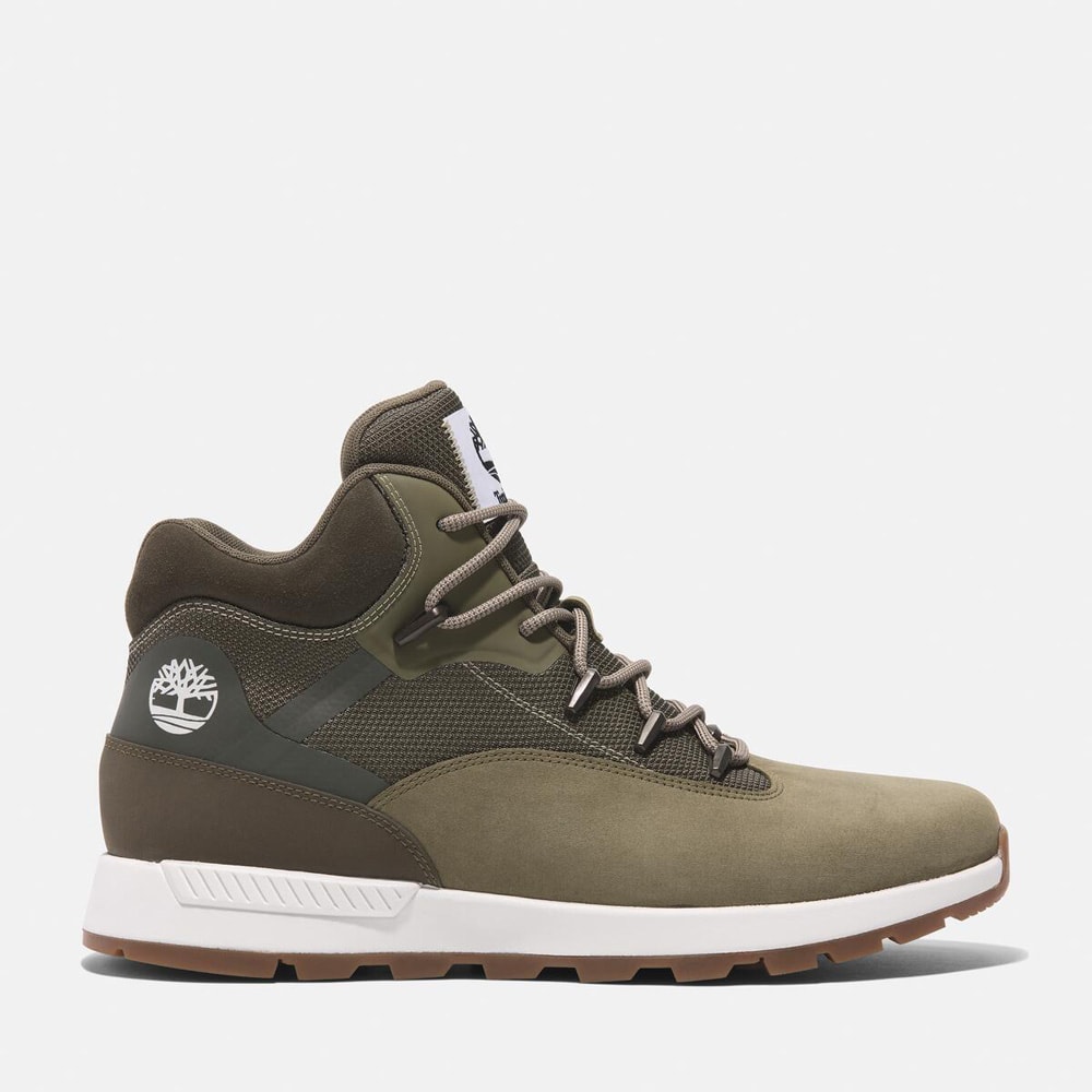 トレッカー ミッド レースアップ スニーカー メンズ