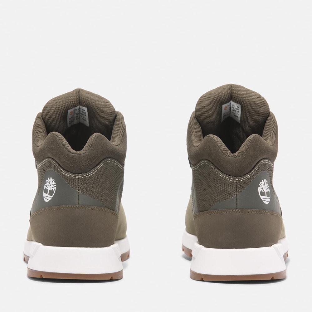 トレッカー ミッド レースアップ スニーカー メンズ