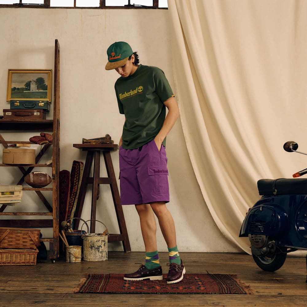 【+81 3】ナイロン カーゴ ショーツ ユニセックス image number 1