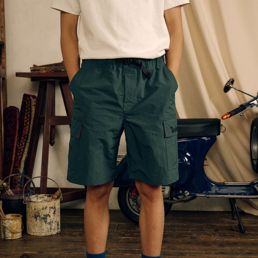 【+81 3】ナイロン カーゴ ショーツ ユニセックス image number 0