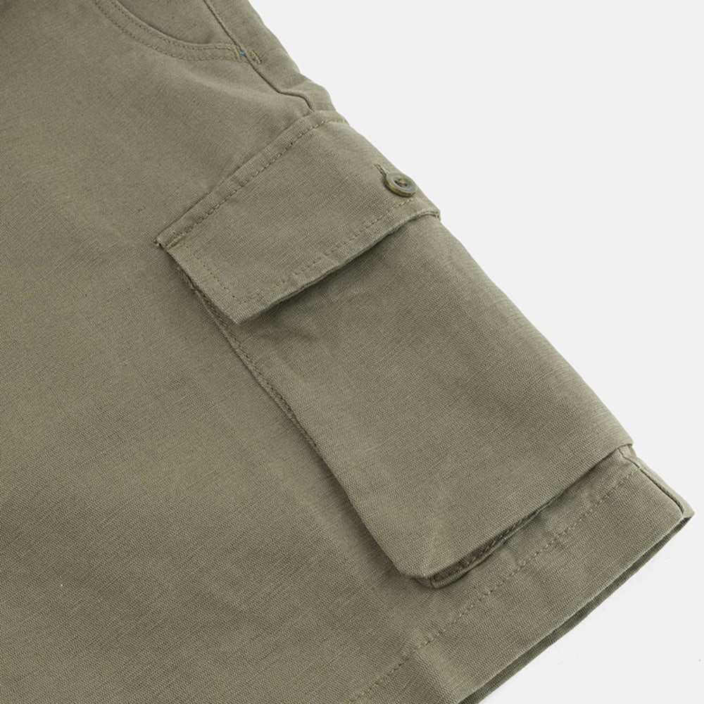 コットン リネン ユーティリティ ショーツ メンズ image number 9