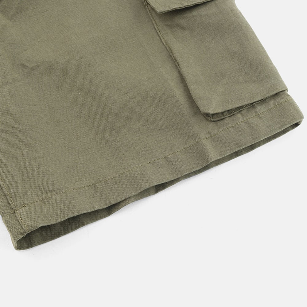 コットン リネン ユーティリティ ショーツ メンズ image number 10