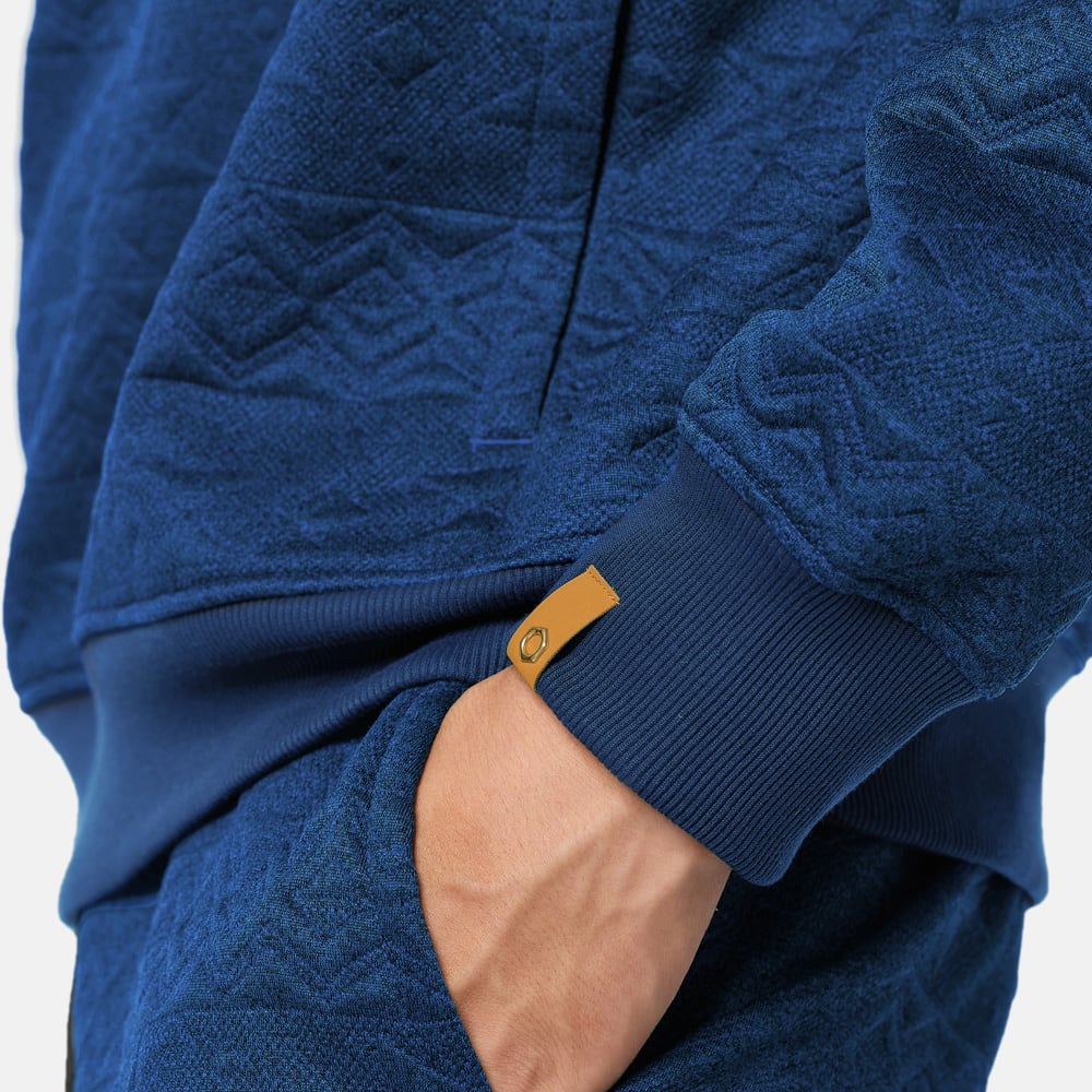 【TOKYO DESIGN COLLECTIVE】 ジャカード クルーネック スウェット シャツ ユニセックス image number 4
