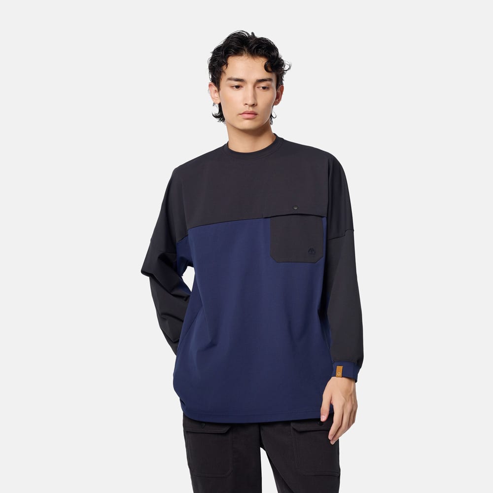 【TOKYO DESIGN COLLECTIVE】 長袖 ポケット Tシャツ ユニセックス image number 1