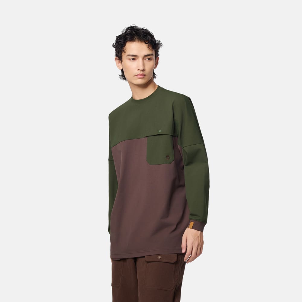 【TOKYO DESIGN COLLECTIVE】 長袖 ポケット Tシャツ ユニセックス image number 1