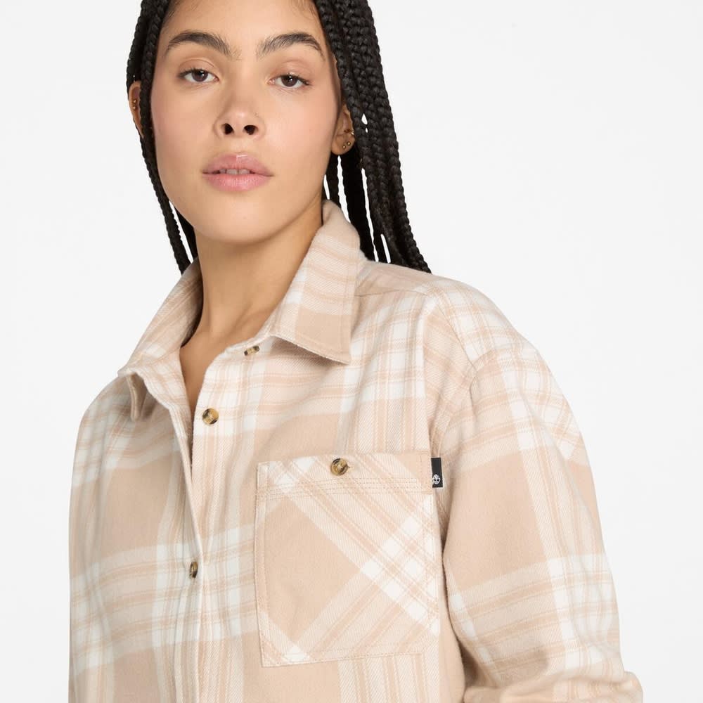 ミッドウェイト フランネルチェック シャツ レディース image number 2