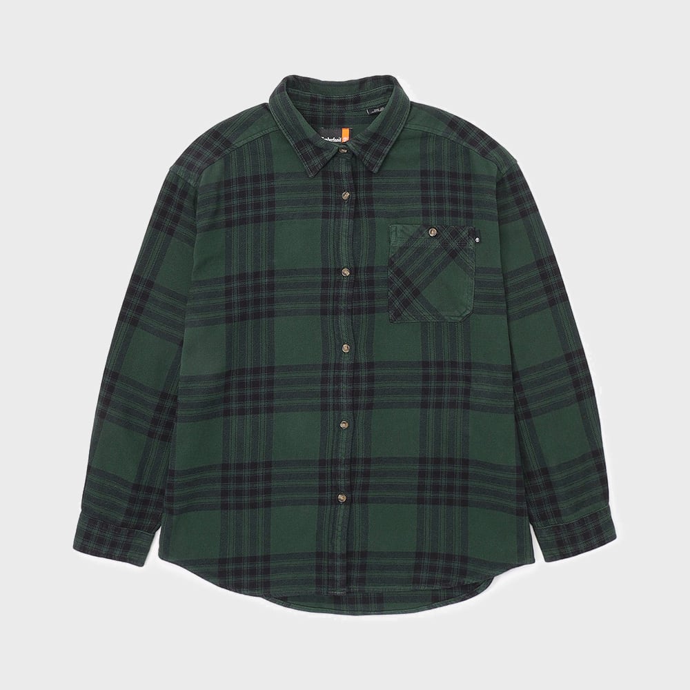 ミッドウェイト フランネルチェック シャツ レディース image number 0