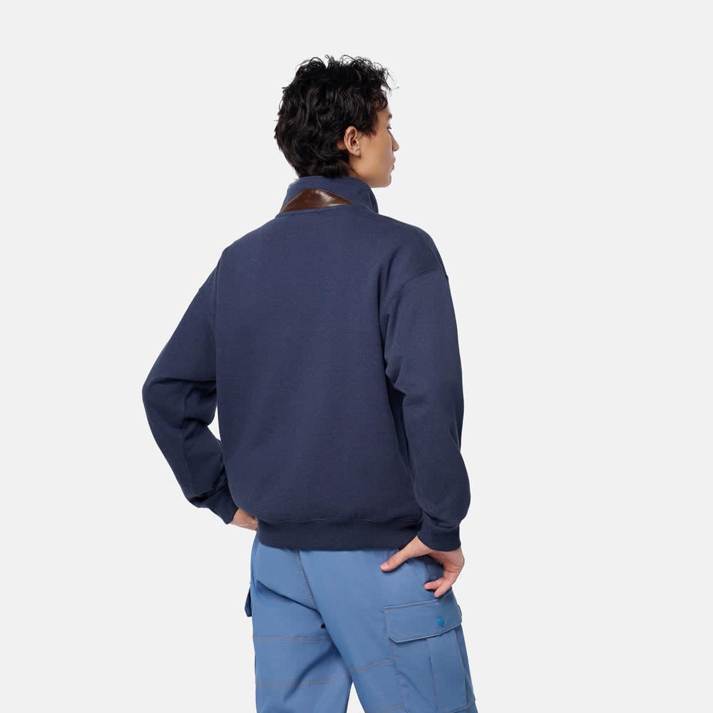 【TOKYO DESIGN COLLECTIVE】 ハーフジップ スウェットシャツ ユニセックス image number 1