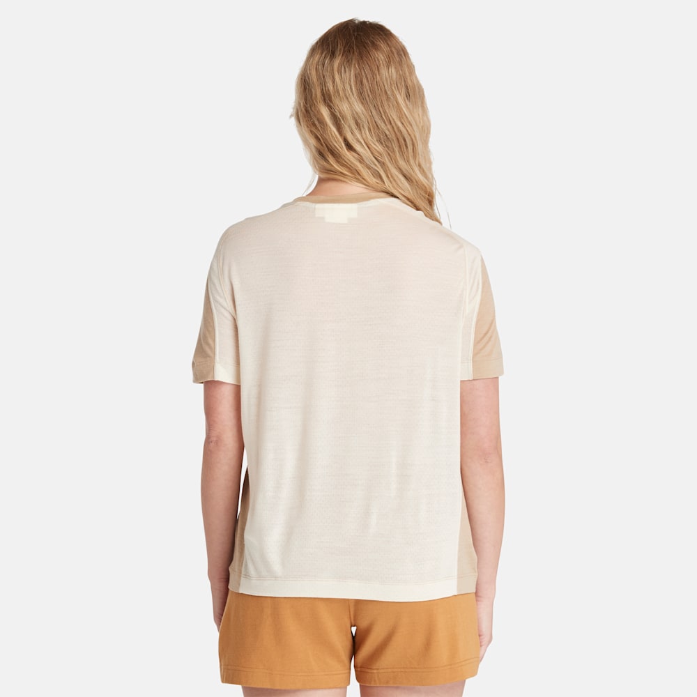 【Icebreaker x Timberland】 レディース メリノ ゾーンニット Tシャツ image number 4