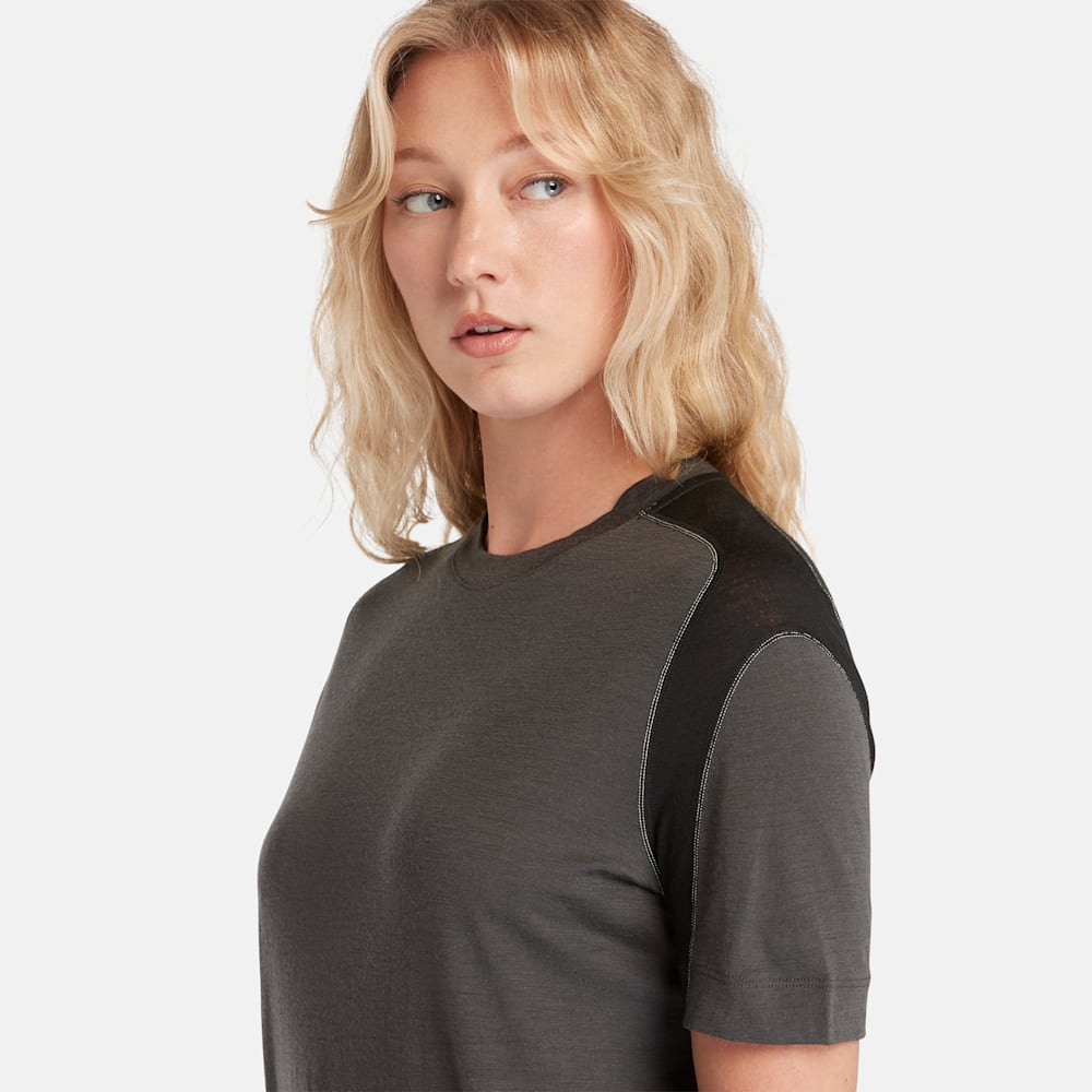 【Icebreaker x Timberland】 レディース メリノ ゾーンニット Tシャツ image number 3