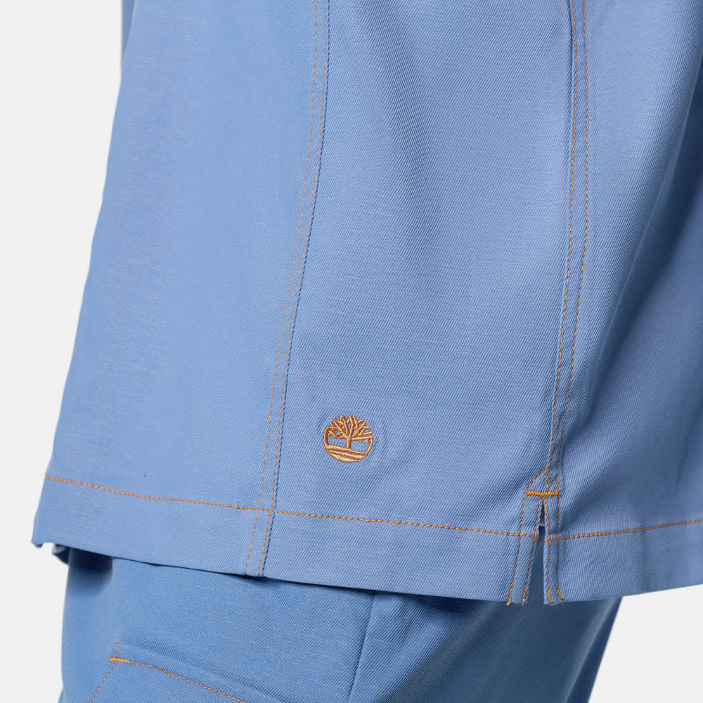 【TOKYO DESIGN COLLECTIVE】 半袖 ダンガリー シャツ ユニセックス image number 4