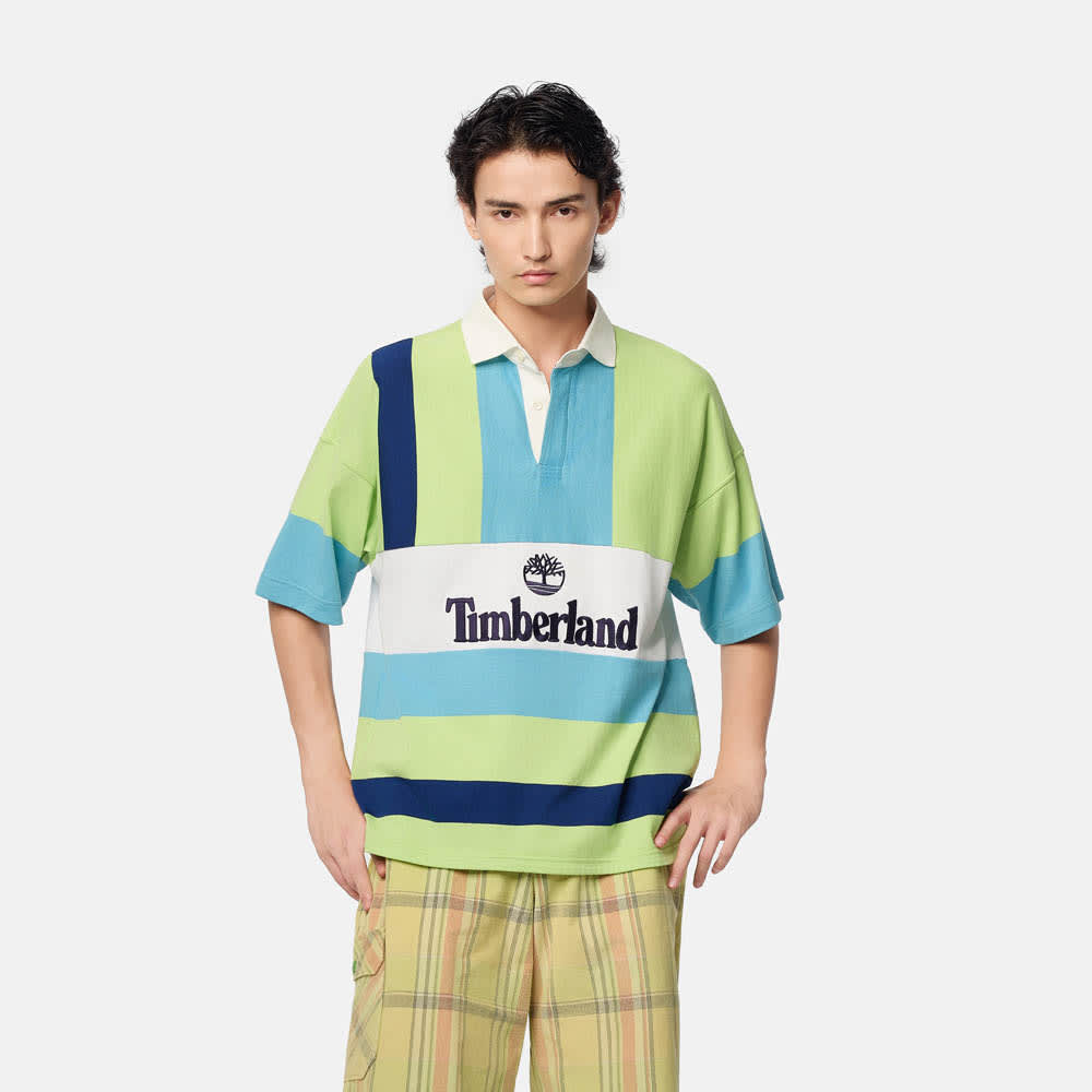 【TOKYO DESIGN COLLECTIVE】 半袖 ラグビー シャツ ユニセックス image number 0