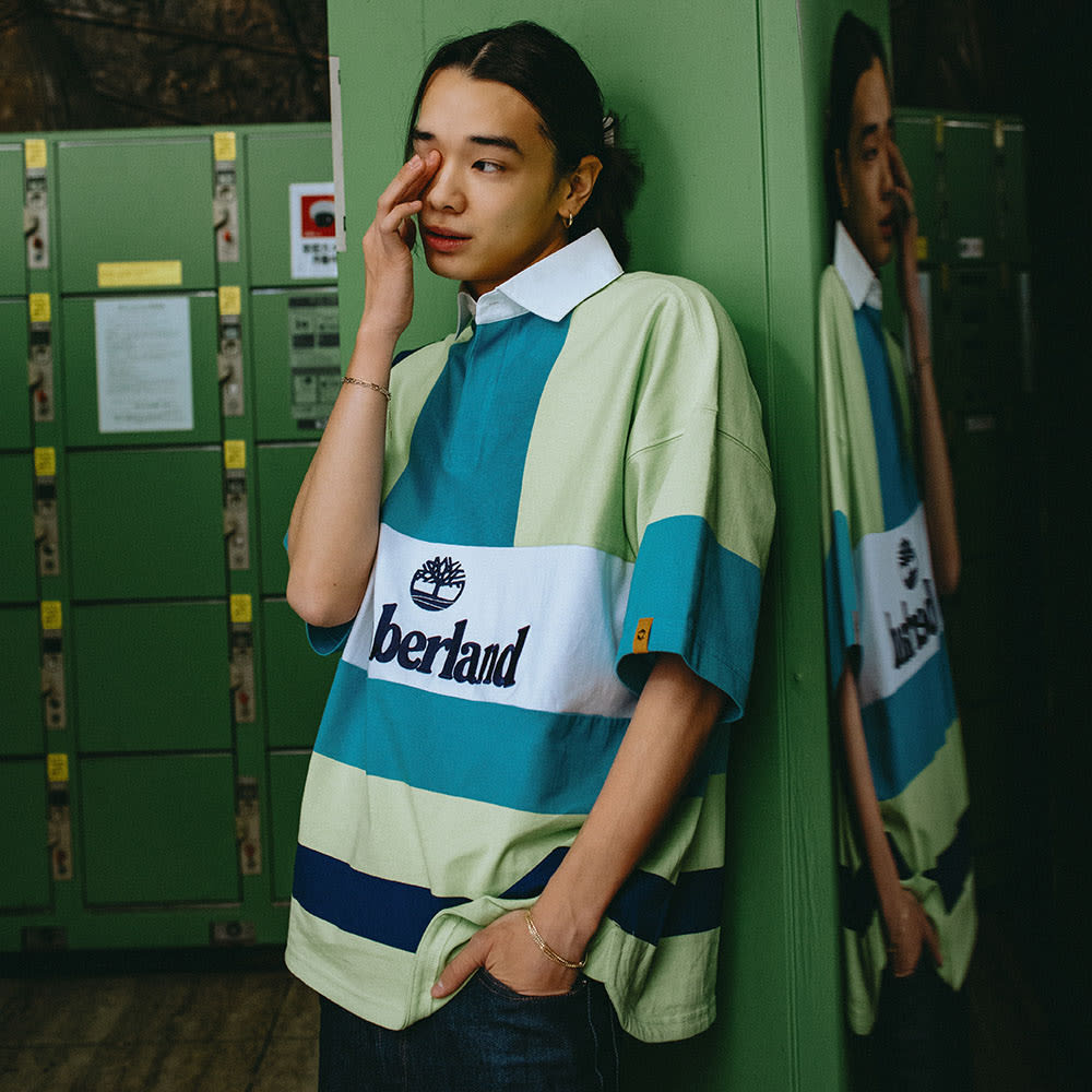 【TOKYO DESIGN COLLECTIVE】 半袖 ラグビー シャツ ユニセックス image number 1