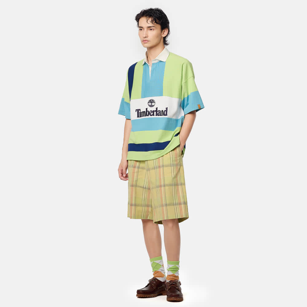 【TOKYO DESIGN COLLECTIVE】 半袖 ラグビー シャツ ユニセックス image number 2