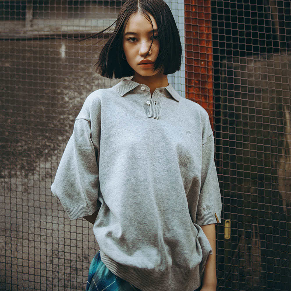 TOKYO DESIGN COLLECTIVE】 半袖 ポロ ニット ユニセックス