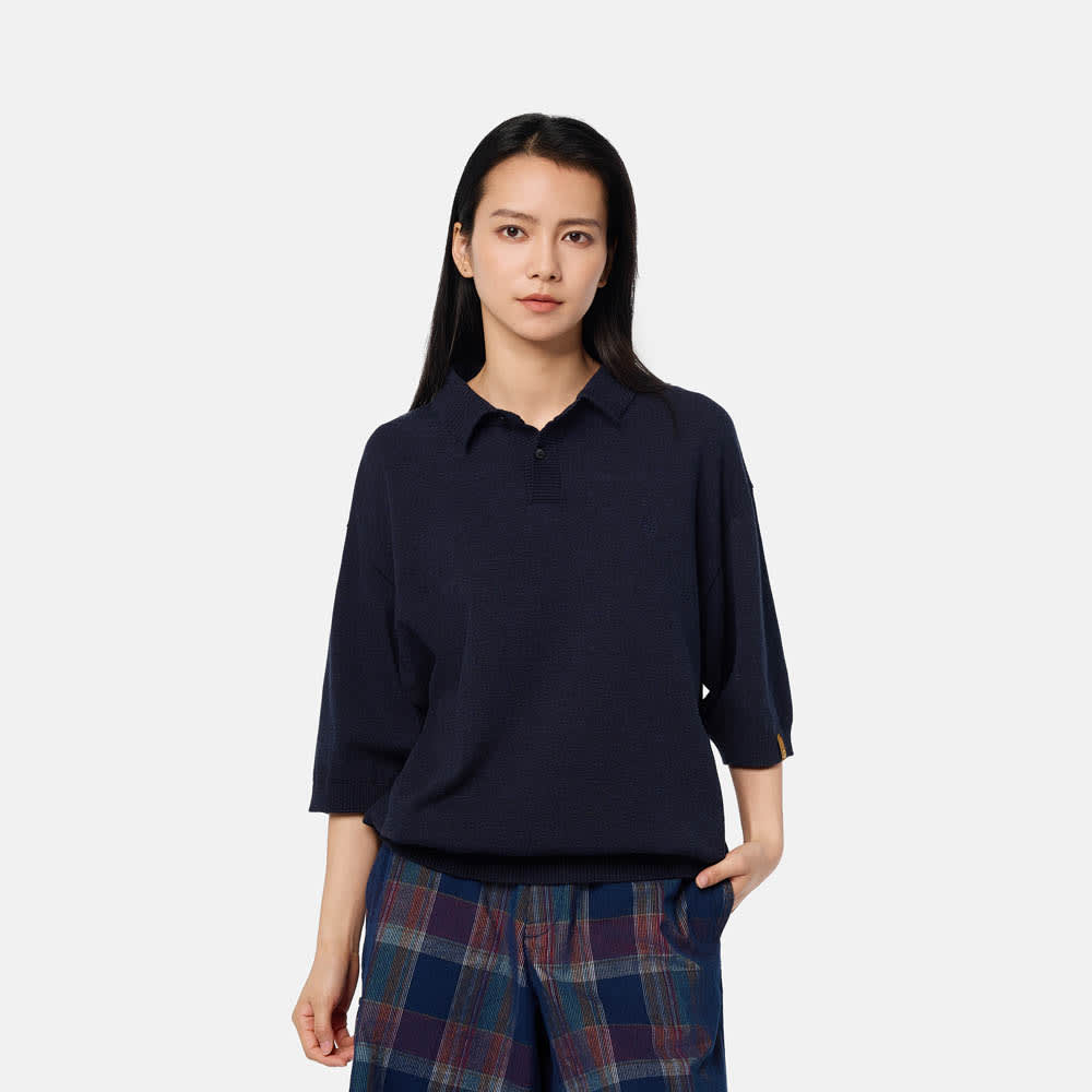 TOKYO DESIGN COLLECTIVE】 半袖 ポロ ニット ユニセックス