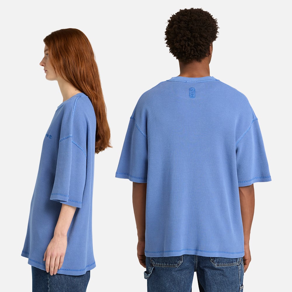 ワッフル 半袖 Tシャツ ユニセックス  image number 2