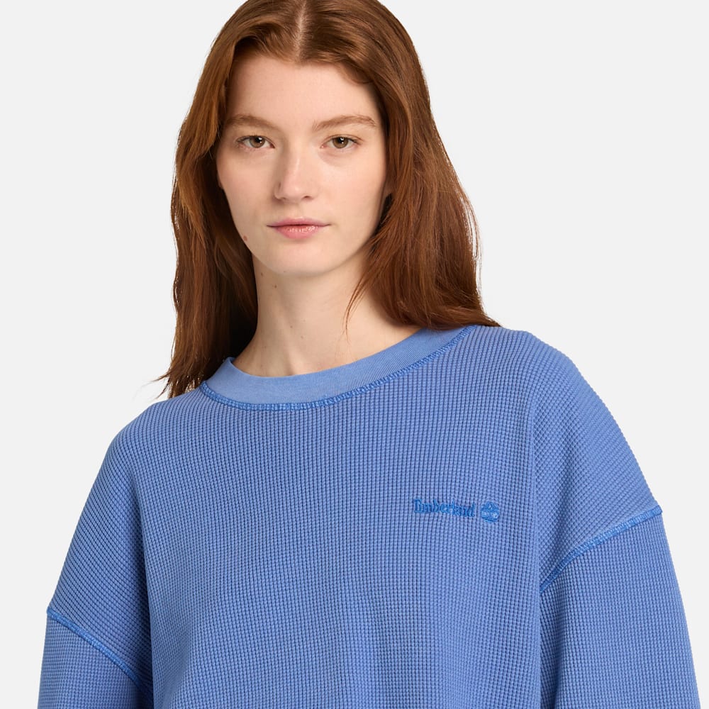 ワッフル 半袖 Tシャツ ユニセックス  image number 4