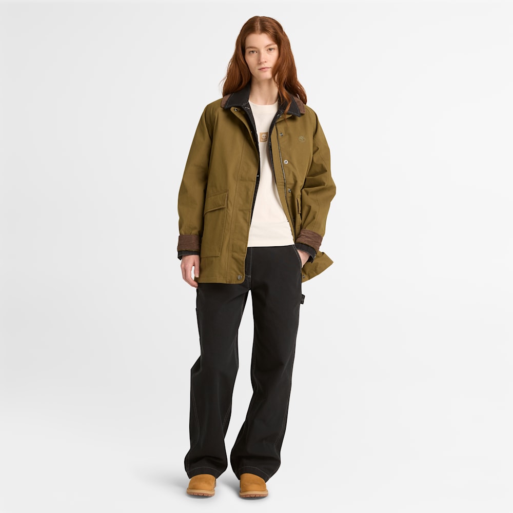 キャンバス ストレート パンツ レディース image number 6