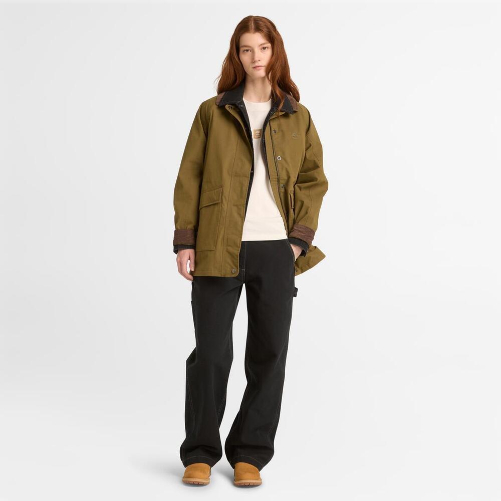 キャンバス ストレート パンツ レディース image number 1