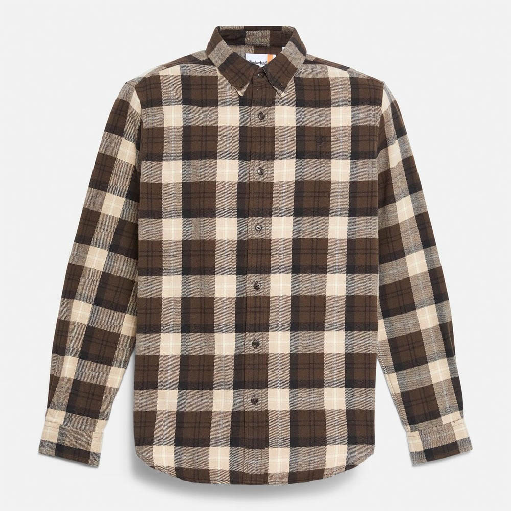 ミッドウェイト フランネルチェック シャツ メンズ image number 4